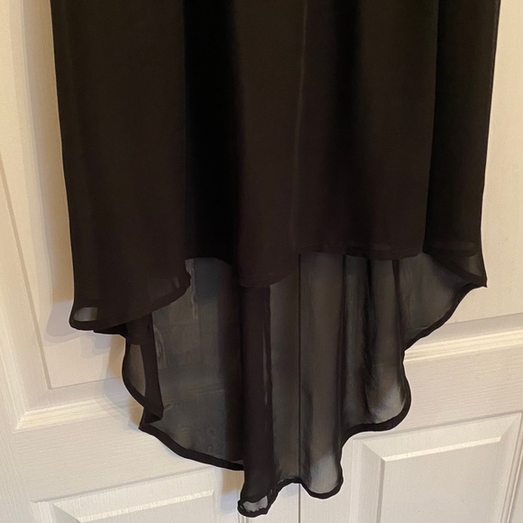 Women's Black Lace Dress - Picture 4 of 5